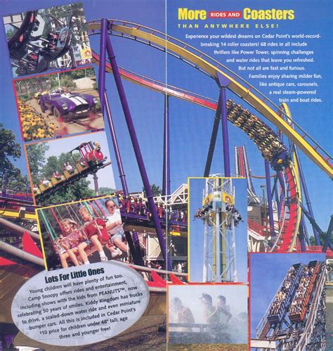 Theme Park Brochures Cedar Point Theme Park Brochures