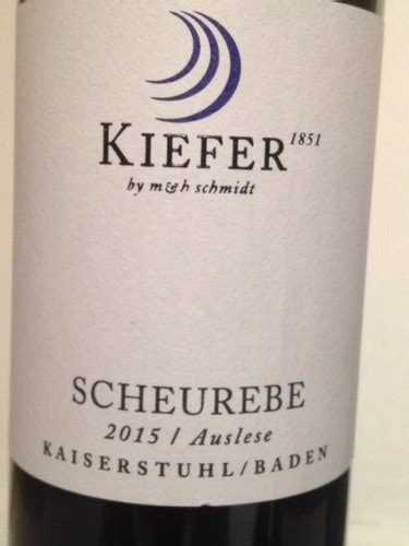 Kiefer Scheurebe Auslese Vivino Us