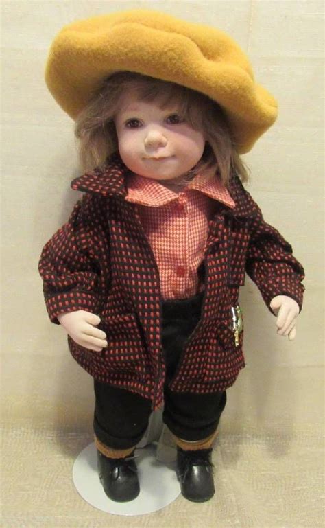 Ooak Carole Bowling Niada Artist Lifelike Adorable Cloth Boy Doll 16