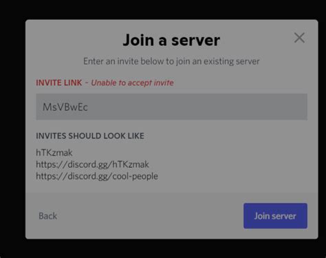 Whoops... Unable to accept invite : r/discordapp