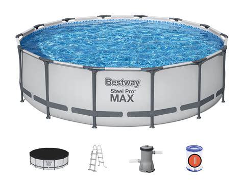 Piscine Tubulaire Ronde Steel Pro Max Ronde 4 27 X 1 07 M Bestway