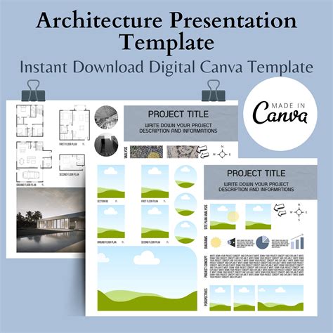 Architecture Presentation Template Architecture Project Poster Editable ...