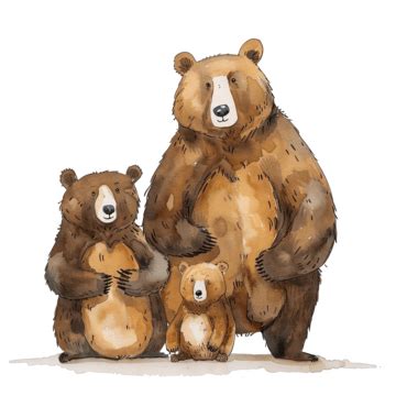 Papa Bear Family File, Papa Bear, Blessed Mama, Bear PNG Transparent ...