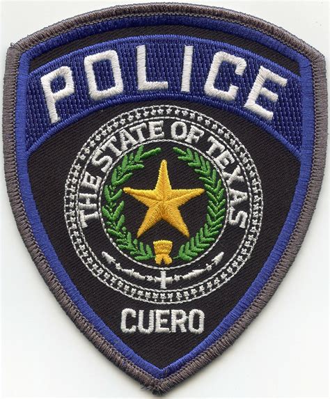 Cuero Texas Tx Police Patch Ebay