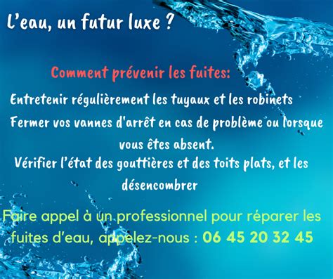 Prévenir les fuites d eau CA plomberie