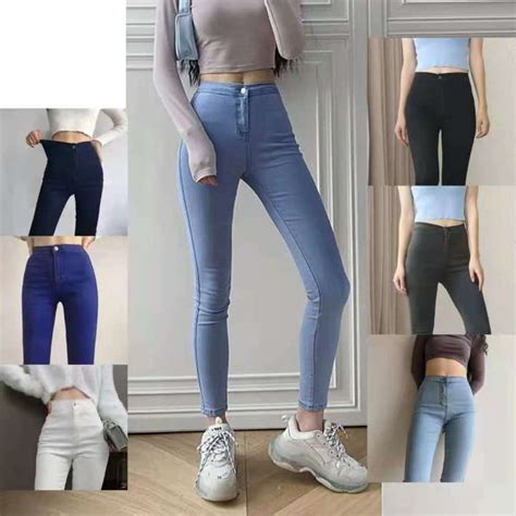 Joni Jeans High Waist Pants Skinny Strechable Lazada Ph