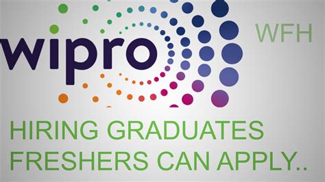 Wipro Hiring Freshers Any Graduates Can Apply Mnc Job Updates