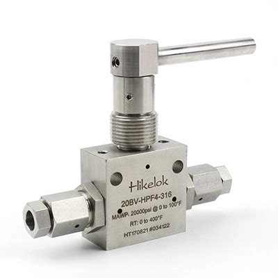 Hikelok 20000 Psig Stainless Steel Ultrahigh Pressure Ball Valves