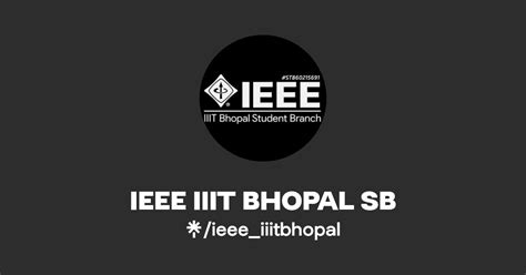 Ieee Iiit Bhopal Sb Instagram Facebook Linktree