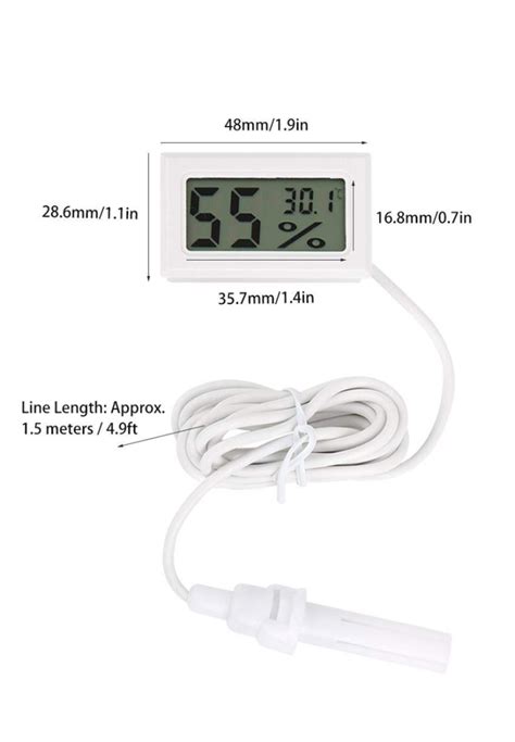 Th Digital Hygro Thermometer White Latestgadget