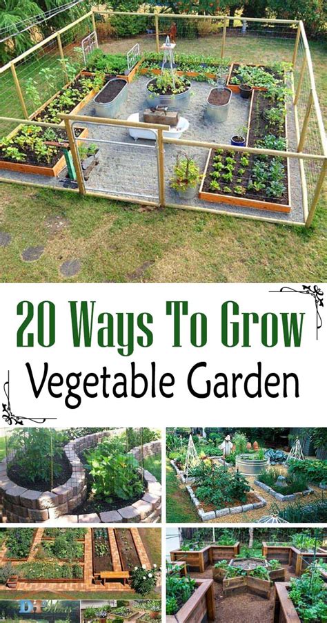 20 Ways To Grow Your Perfect Vegetable Garden Decor Home Ideas