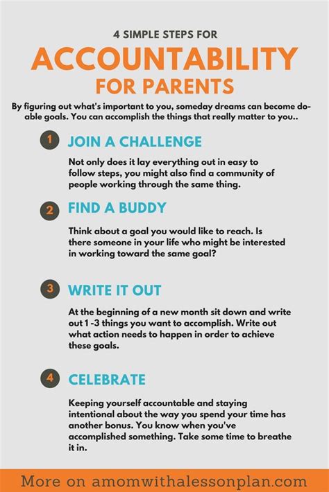 4 Personal Accountability Tips for Parents