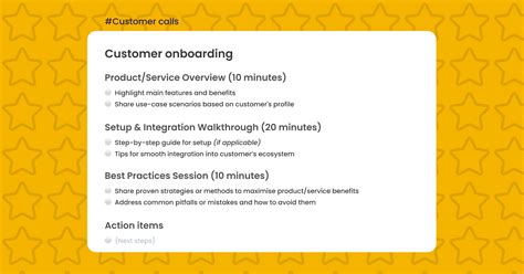 Free Customer Onboarding Template - MeetGeek