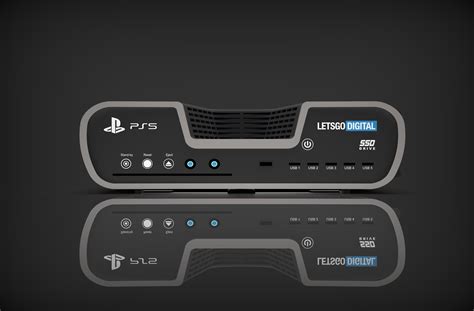 Sony Ps5 Game Console Prototype Nieuw 3d Model Letsgodigital