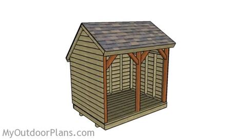 6x8 Wood Shed Roof Plans | MyOutdoorPlans