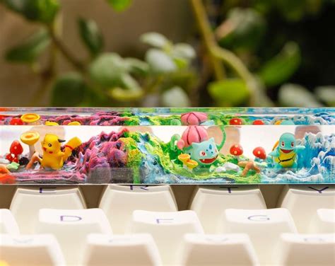 Custom Pokemon Spacebar Pokemon Keycap Custom Pokemon Etsy