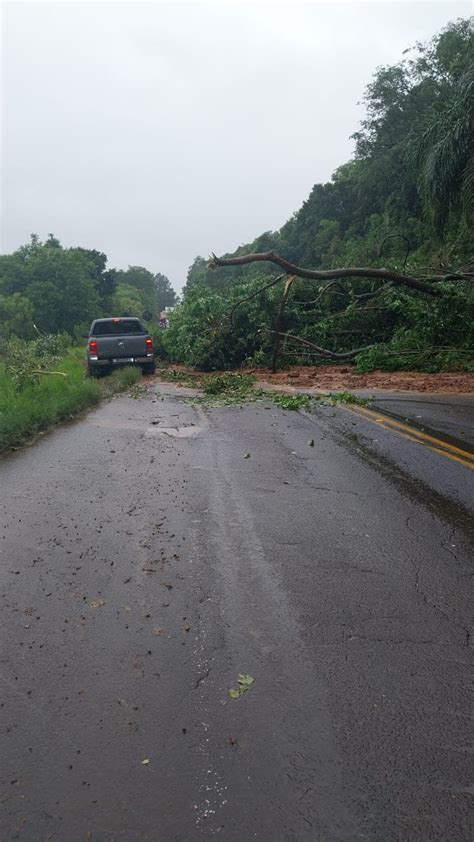 Trânsito em meia pista na SC 283 DI Regional Portal de Notícias de