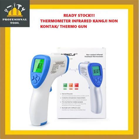 Jual THERMOMETER INFRARED KANGJI NON KONTAK THERMO GUN ALAT PENGUKUR