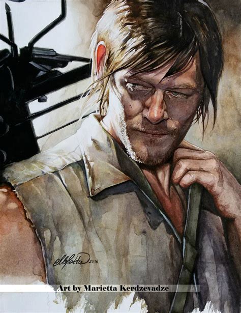 Daryl Dixon By Kerdzevadzeart On Deviantart