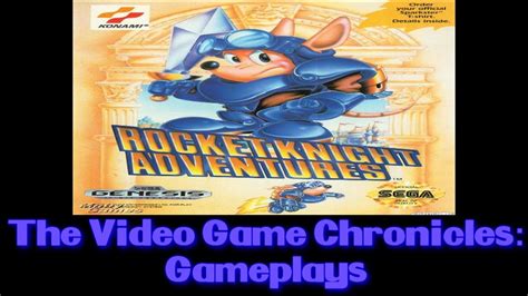 Rocket Knight Adventures Sega Genesis VGC Gameplays YouTube