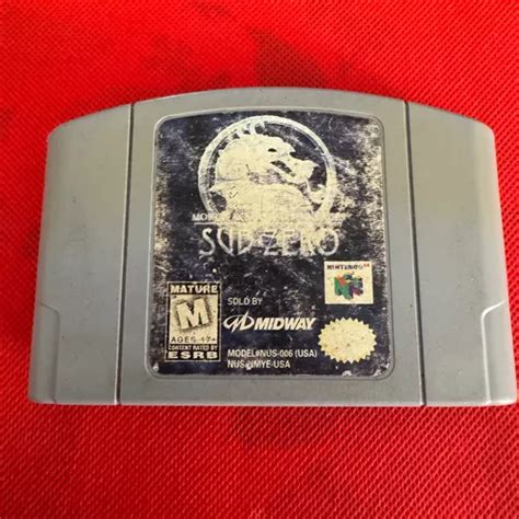 Mortal Kombat Mythologies Sub Zero Nintendo 64 N64 Original Cuotas