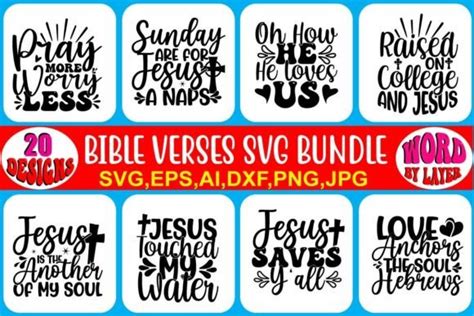 Bible Verses Svg Bundle Vol Bundle Creative Fabrica