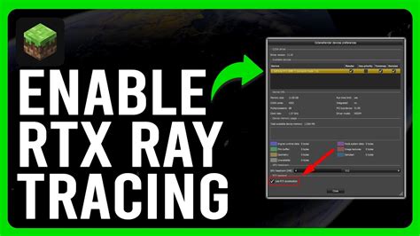 How To Turn On Rtx How To Enable Rtx Ray Tracing In Minecraft Youtube