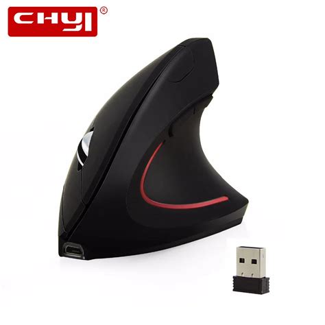 CHYI ratón óptico Vertical ergonómico 6D Mouse inalámbrico recargable