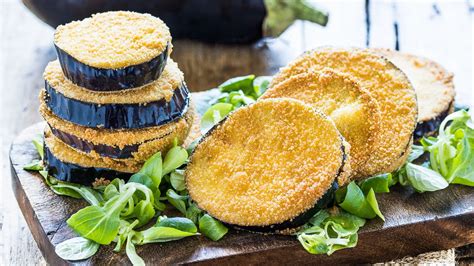 Escalopes D Aubergines Croustillantes Et Savoureuses