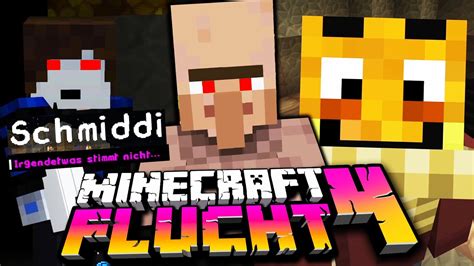 Unser Erster Dorfbewohner Minecraft Flucht Youtube