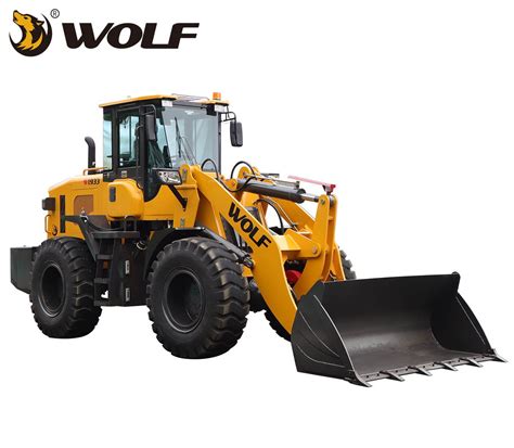 X Wd Ton Wheel Loader Wolf Articulated Mini Loader For Construction