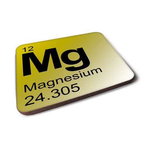 Magnesium (Mg) - Periodic Table Element Coaster – bluecyborg.com