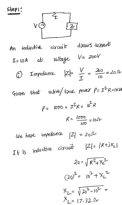 The Current In An Inductive Circuit