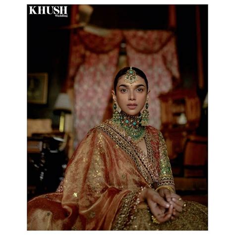 Aditi Rao Hydari Turns Bride For Sabyasachi In A Super Gorgeous Red