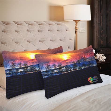 Vape Dream Pillow Case 20x30 (One Side) (Set of 2) - Moto Perpetua