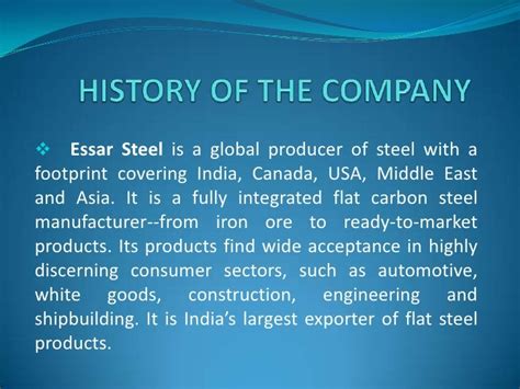 Essar Steel