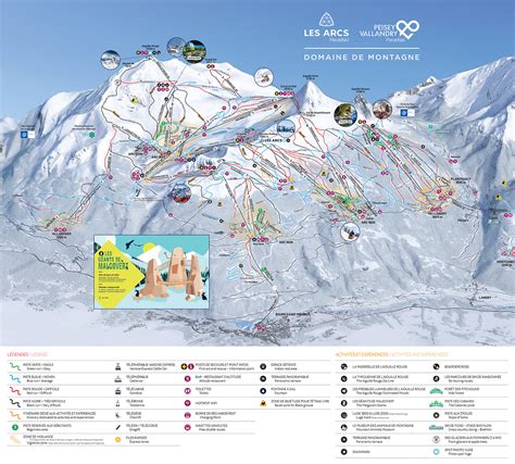 Domaine Skiable Les Arcs Station Et Pistes De Ski Les Arcs Ski Planet