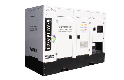 100kVA Generator Hire Bruno Super Silent Powerhire