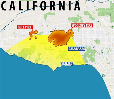 Southern California Active Fire Map United States Map