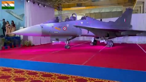 IAF Receives First LCA Tejas Twin Seater Trainer Aircraft YouTube