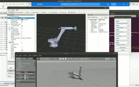 KUKA工业机械臂 ROS Gazebo模型RVIZ可视化Demo 哔哩哔哩