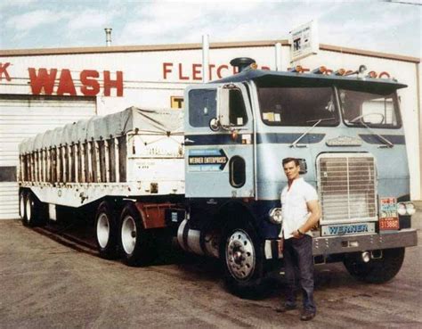 Back When Werner Trucking Was Cool Freightliner Big Trucks Big Rig