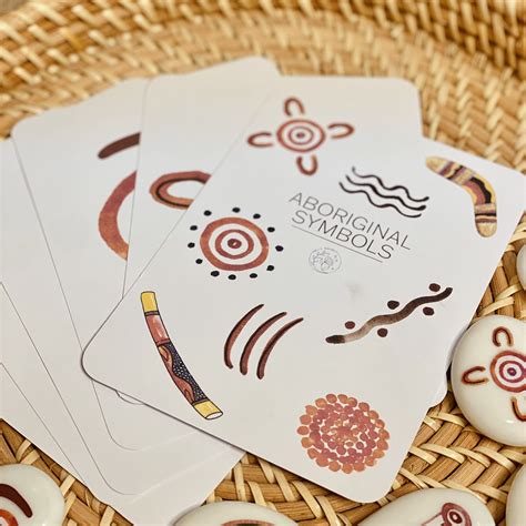 Indigenous Flashcards Aboriginal Symbols Digital Download Etsy