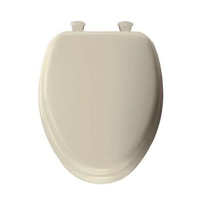 Bemis Ec Elongated Soft Toilet Seat Bone Ebay