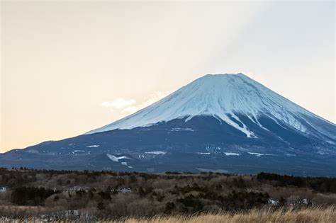 Premium Photo | Mountain fuji sunrise