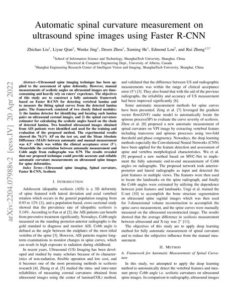 Automatic Spinal Curvature Measurement On Ultrasound Spine Images Using