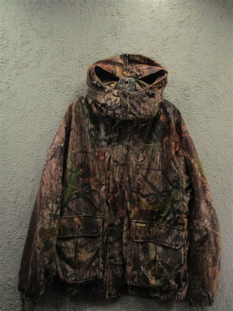 Remington Jacket Coat Zip Fleece Camo Green Brown Hunting Men S Size Xl