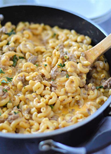 Homemade Ground Beef Velveeta Hamburger Helper Recipe