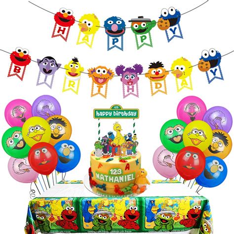 Buy Sesame Inspired Elmo Birthday Party Decorations Supplies Party