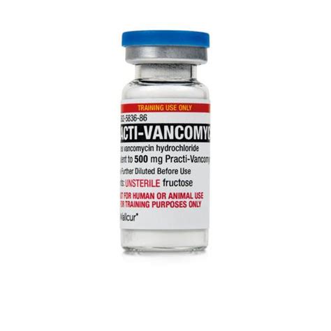 Practi Vancomycin 500mg 10mL Polvo En Vial 30 1024923 Wallcur